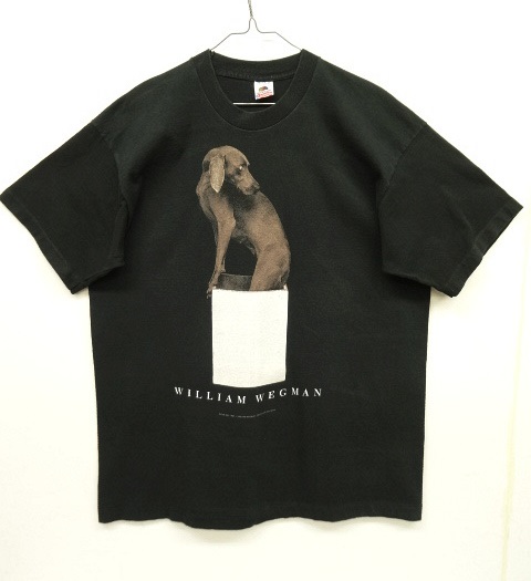 画像: 80'S WILLIAM WEGMAN "IN THE BOX" FOTOFOLIO製 半袖Tシャツ USA製 (VINTAGE) 「T-Shirt」 入荷しました。