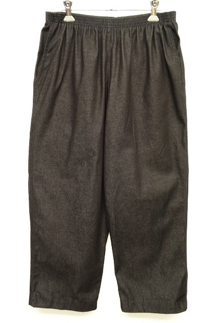画像: ALFRED DUNNER ブラックデニム ワイドイージーパンツ (VINTAGE) 「Bottoms」 入荷しました。