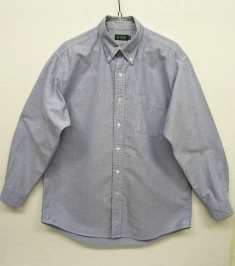 画像: 90'S J.CREW 旧タグ オックスフォード 長袖 BDシャツ ブルー (VINTAGE) 「L/S Shirt」 入荷しました。