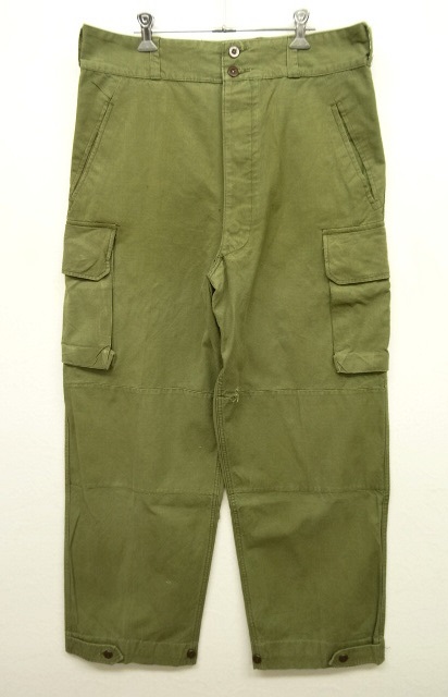 画像: 50'S フランス軍 M47 フィールドパンツ 前期型 OLIVE (VINTAGE) 「Bottoms」 入荷しました。