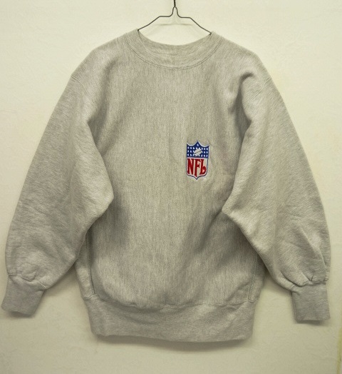画像: 90'S CHAMPION 刺繍タグ リバースウィーブ NFL ヘザーグレー USA製 (VINTAGE) 「Sweat Shirt」 入荷しました。
