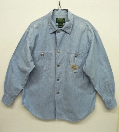 画像: 90'S POLO COUNTRY シャンブレー ワークシャツ (VINTAGE) 「L/S Shirt」 入荷しました。