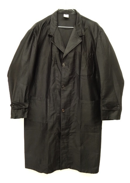 画像: 80'S イタリア軍 コットンサテン ベント無し ワークコート ブラック (DEADSTOCK) 「Jacket」 入荷しました。