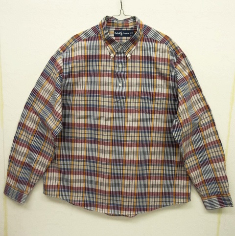 画像: 90'S RALPH LAUREN 3点留めボタンダウン プルオーバーシャツ XL (VINTAGE) 「L/S Shirt」 入荷しました。