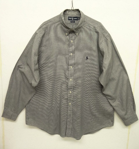 画像: 90'S RALPH LAUREN "YARMOUTH" ボタンダウンシャツ ハウンドトゥース (VINTAGE) 「L/S Shirt」 入荷しました。