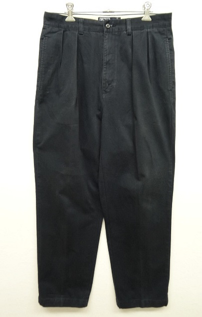 画像: 90'S RALPH LAUREN "ANDREW PANT" ツープリーツ チノパンツ NAVY (VINTAGE) 「Bottoms」 入荷しました。