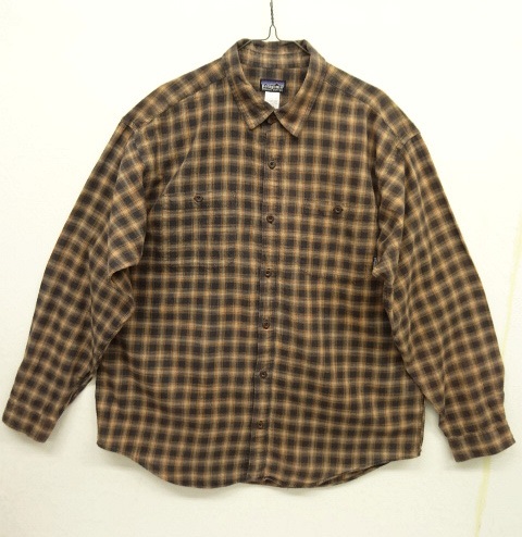 画像: PATAGONIA オンブレチェック フランネルシャツ ブラウン (USED) 「L/S Shirt」 入荷しました。