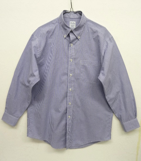 画像: 90'S BROOKS BROTHERS "RELAXED FIT" BDシャツ ギンガムチェック USA製 (VINTAGE) 「L/S Shirt」 入荷しました。