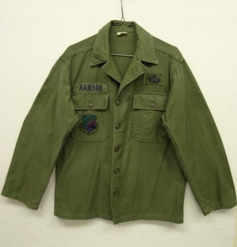 画像: 60'S アメリカ軍 US ARMY "1st MODEL" OG107 コットンサテン ユーティリティシャツ (VINTAGE) 「L/S Shirt」 入荷しました。