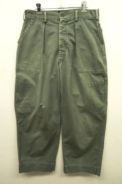 画像: 50'S アメリカ軍 USAF 黒タグ "HEMMED BOTTOMS" ユーティリティパンツ (VINTAGE) 「Bottoms」 入荷しました。