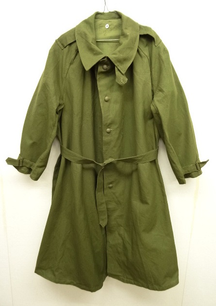 画像: 50'S フランス軍 モーターサイクルコート OLIVE (DEADSTOCK) 「Jacket」 入荷しました。