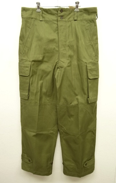 画像: 50'S フランス軍 M47 フィールドパンツ 前期型 OLIVE (DEADSTOCK) 「Bottoms」 入荷しました。