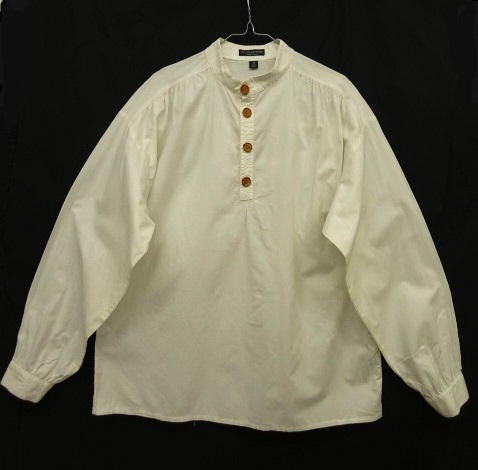 画像: THE J.PETERMAN COMPANY プルオーバー バンドカラーシャツ WHITE (VINTAGE) 「L/S Shirt」 入荷しました。
