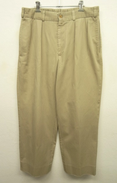 画像: BILLS KHAKIS "M1P" ツープリーツ チノパンツ ベージュ USA製 (USED) 「Bottoms」 入荷しました。