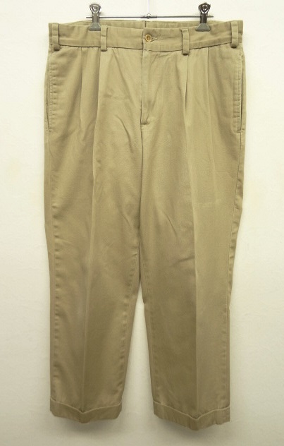 画像: BILLS KHAKIS "M2P" ツープリーツ チノパンツ ベージュ USA製 (USED) 「Bottoms」 入荷しました。