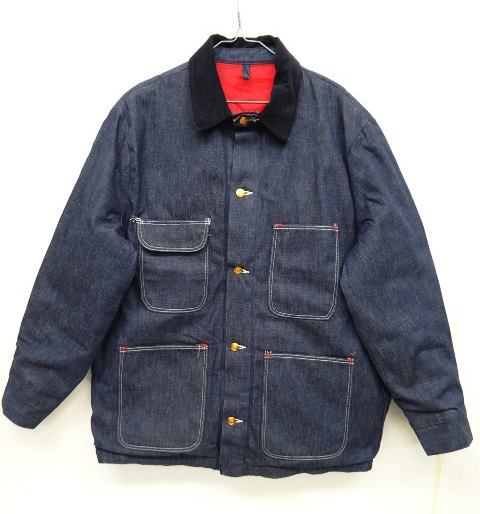 画像: 70'S WRANGLER 襟コーデュロイ デニム カバーオール INDIGO (DEADSTOCK) 「Jacket」 入荷しました。