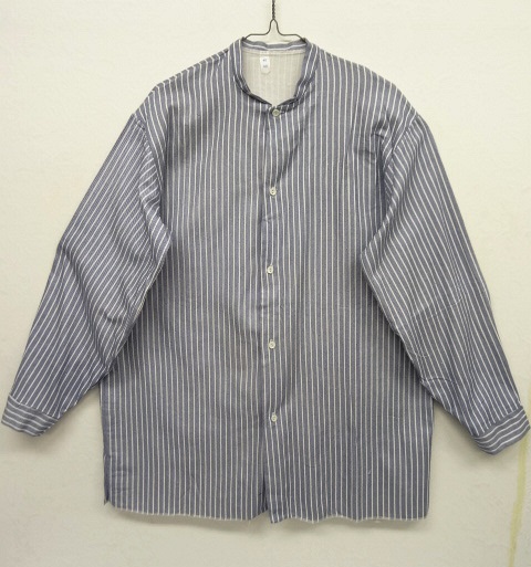 画像: チェコ軍 スタンドカラー プリズナーシャツ ストライプ柄 (DEADSTOCK) 「L/S Shirt」 入荷しました。