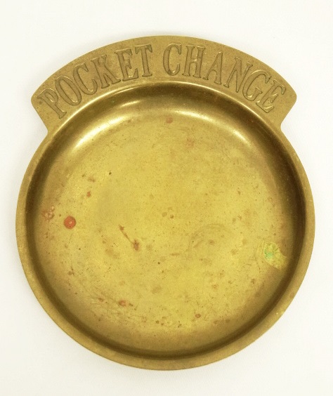 画像: ブラス製 POCKET CHANGE マネートレイ 小物入れ (ANTIQUE) 「Antique Goods」 入荷しました。