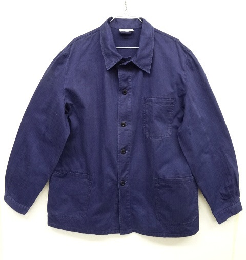 画像: 80'S ドイツ軍 HBT カバーオール ワークジャケット インクブルー (VINTAGE) 「Jacket」 入荷しました。