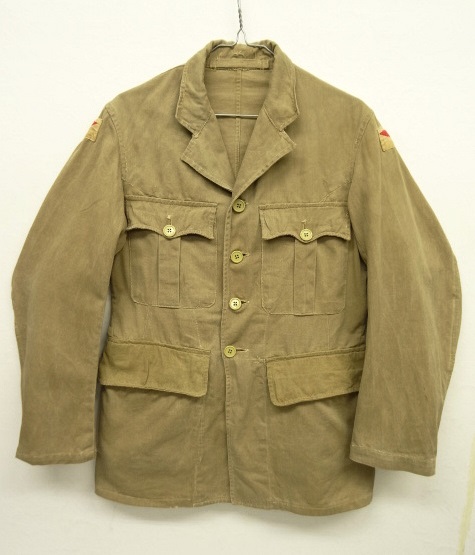 画像: 40'S イギリス軍 BRITISH ARMY ドリルジャケット KHAKI (VINTAGE) 「Jacket」 入荷しました。