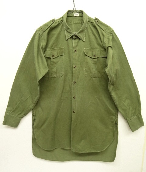 画像: 50'S イギリス軍 BRITISH ARMY ジャングルシャツ OLIVE (VINTAGE) 「L/S Shirt」 入荷しました。