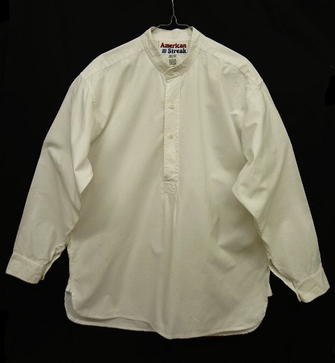 画像: AMERICAN STREAK スタンドカラー マチ付き グランパシャツ (VINTAGE) 「L/S Shirt」 入荷しました。