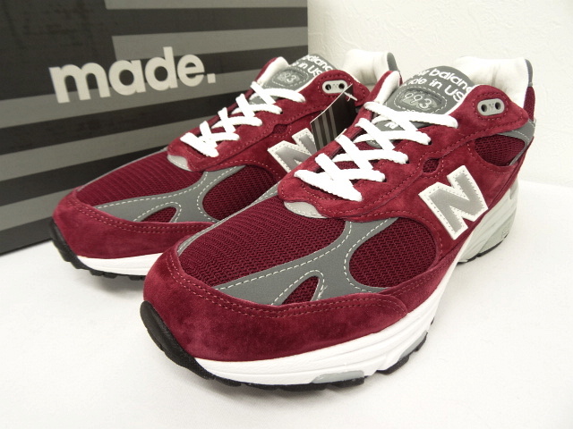 画像: NEW BALANCE MR993BU バーガンディ USA製 (NEW) 「Shoes」 入荷しました。