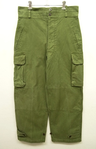 画像: 50'S フランス軍 M47 フィールドパンツ 前期型 OLIVE (VINTAGE) 「Bottoms」 入荷しました。