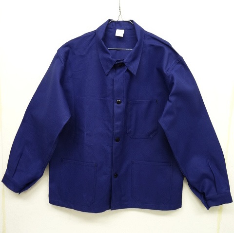 画像: フレンチワーク カバーオール ワークジャケット NAVY (DEADSTOCK) 「Jacket」 入荷しました。