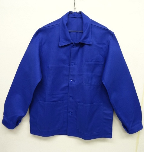 画像: フレンチワーク カバーオール ワークジャケット BLUE (DEADSTOCK) 「Jacket」 入荷しました。