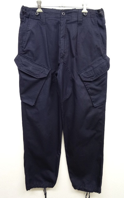 画像: イギリス軍 ROYAL NAVY 斜めポケット カーゴパンツ NAVY (VINTAGE) 「Bottoms」 入荷しました。