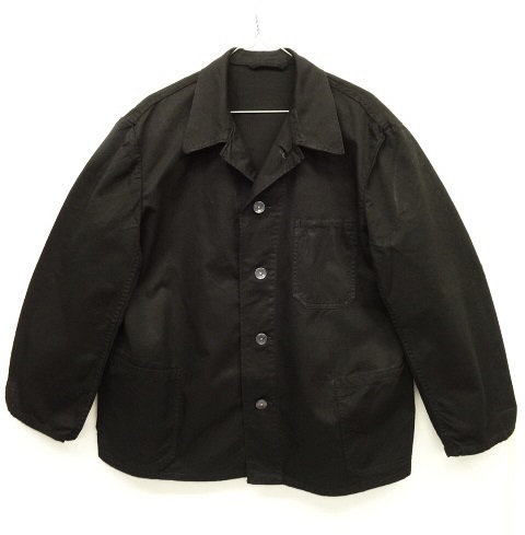 画像: ドイツ軍 カバーオール ワークジャケット 後染め BLACK (DEADSTOCK) 「Jacket」 入荷しました。