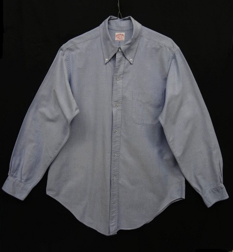 画像: 70'S BROOKS BROTHERS "6ボタン" オックスフォード BDシャツ ブルー USA製 (VINTAGE) 「L/S Shirt」 入荷しました。