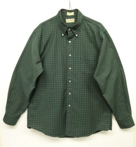 画像: 80'S LL Bean ボタンダウンシャツ グラフチェック USA製 (VINTAGE) 「L/S Shirt」 入荷しました。