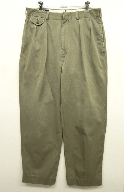画像: 90'S RALPH LAUREN ツープリーツ チノパンツ KHAKI USA製 (VINTAGE) 「Bottoms」 入荷しました。