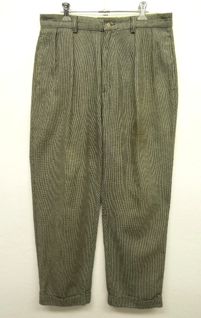 画像: 90'S RALPH LAUREN ツープリーツ チノパンツ ハウンドトゥース (VINTAGE) 「Bottoms」 入荷しました。