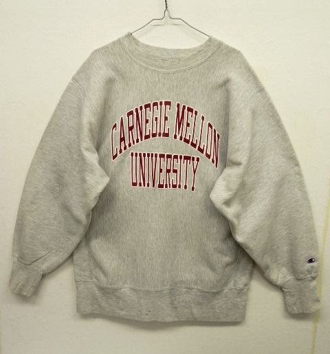 画像: 90'S CHAMPION 刺繍タグ リバースウィーブ グレー USA製 (VINTAGE) 「Sweat Shirt」 入荷しました。
