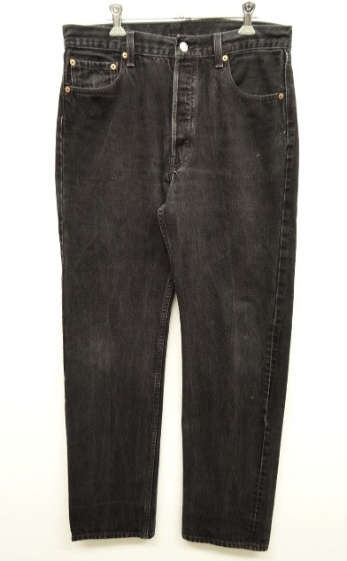 画像: 90'S LEVIS 501 デニム BLACK USA製 W34L34 (VINTAGE) 「Bottoms」 入荷しました。