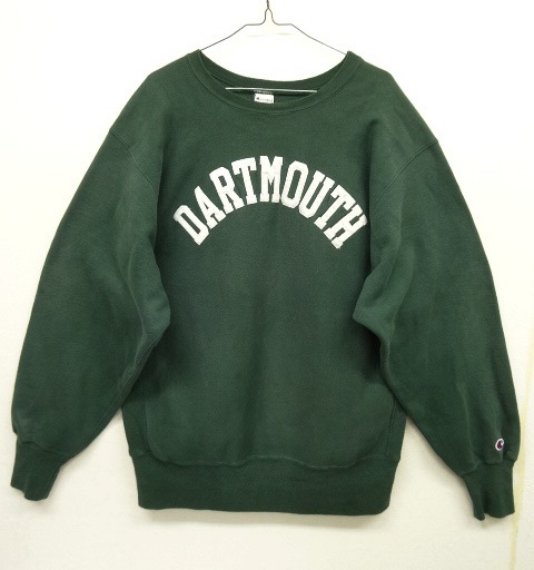 画像: 90'S CHAMPION 刺繍タグ リバースウィーブ グリーン USA製 (VINTAGE) 「Sweat Shirt」 入荷しました。