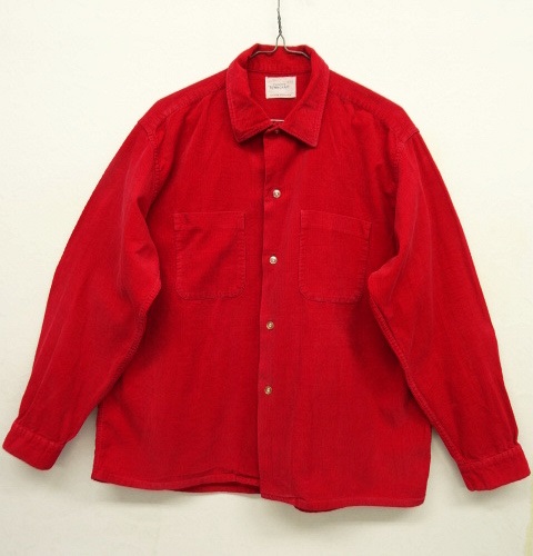 画像: 60'S TOWNCRAFT コーデュロイシャツ RED (VINTAGE) 「L/S Shirt」 入荷しました。