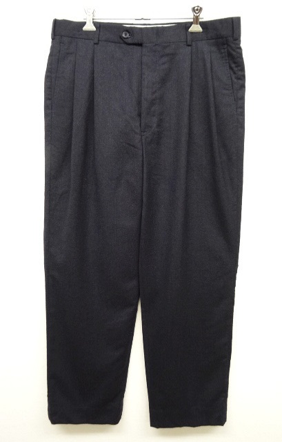 画像: JOHN CLARENDON ツープリーツ ウールパンツ USA製 (USED) 「Bottoms」 入荷しました。