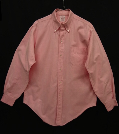 画像: 70'S BROOKS BROTHERS "6ボタン" オックスフォード BDシャツ ピンク USA製 (VINTAGE) 「L/S Shirt」 入荷しました。