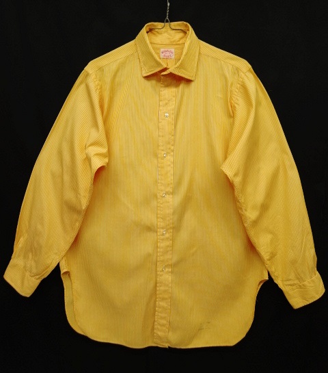 画像: 70'S BROOKS BROTHERS "6ボタン" 長袖シャツ ストライプ USA製 (VINTAGE) 「L/S Shirt」 入荷しました。