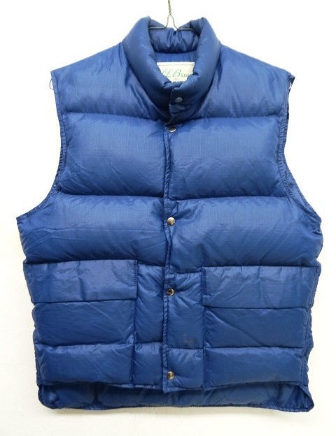 画像: 70'S LL Bean 筆記体タグ グースダウン ダウンベスト (VINTAGE) 「No Sleeve」 入荷しました。