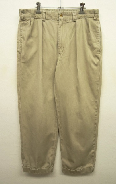 画像: BILLS KHAKIS "M1P" ツープリーツ チノパンツ ベージュ USA製 (USED) 「Bottoms」 入荷しました。