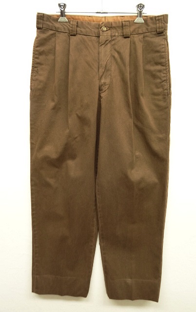 画像: BILLS KHAKIS "M2P" ツープリーツ チノパンツ ブラウン USA製 (USED) 「Bottoms」 入荷しました。
