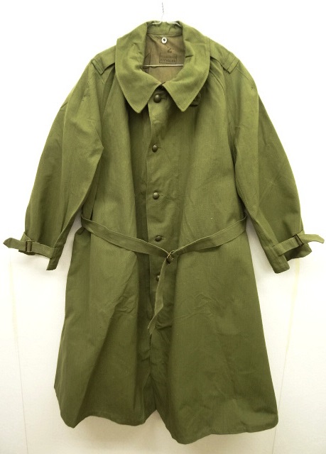 画像: 50'S フランス軍 モーターサイクルコート KHAKI (DEADSTOCK) 「Jacket」 入荷しました。