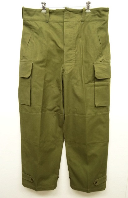 画像: 50'S フランス軍 M47 フィールドパンツ 前期型 OLIVE (DEADSTOCK) 「Bottoms」 入荷しました。