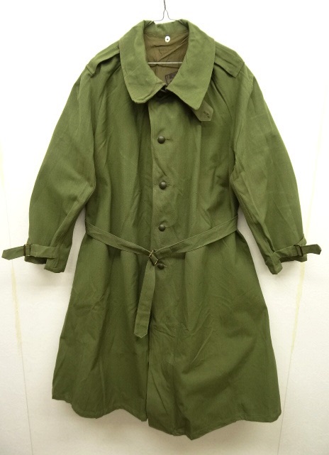 画像: 50'S フランス軍 モーターサイクルコート OLIVE (DEADSTOCK) 「Jacket」 入荷しました。