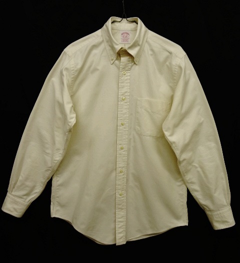画像: 90'S BROOKS BROTHERS オックスフォード BDシャツ ナチュラル USA製 (VINTAGE) 「L/S Shirt」 入荷しました。